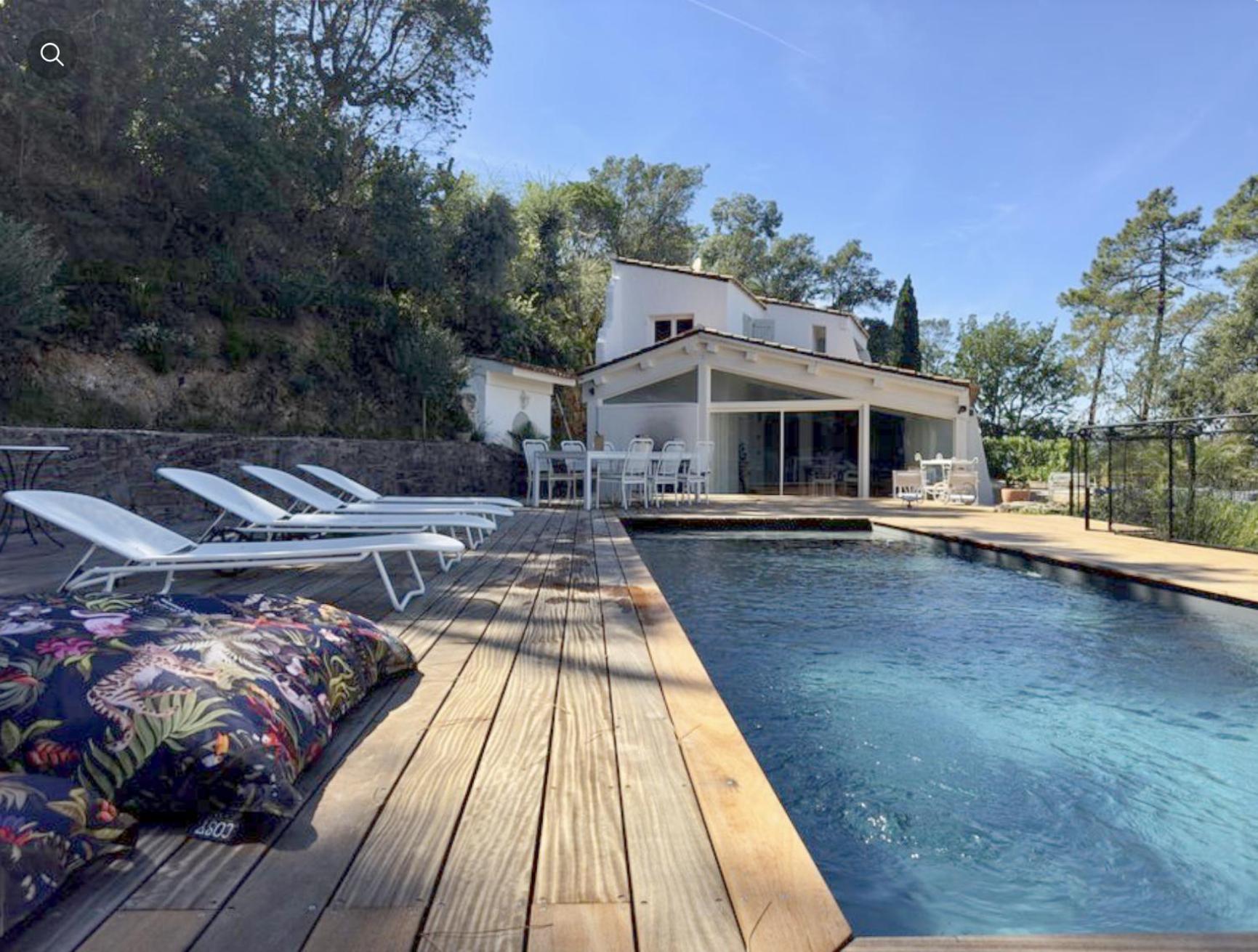 Villa Ormarine, Vue Exceptionnelle Sur La Baie De Cannes Et Le Mercantour Les Adrets-de-l’Estérel Exterior foto