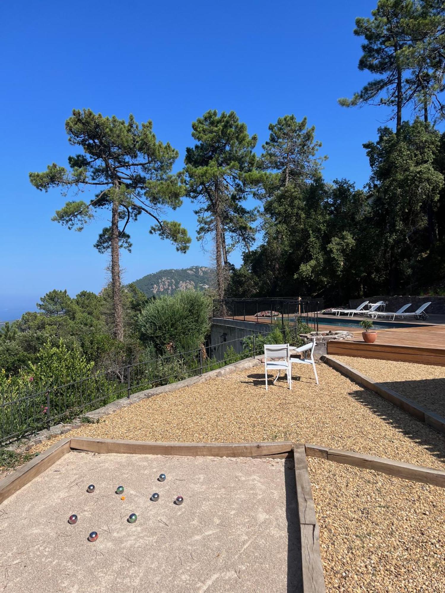 Villa Ormarine, Vue Exceptionnelle Sur La Baie De Cannes Et Le Mercantour Les Adrets-de-l’Estérel Exterior foto